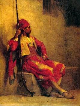 unknow artist Arab or Arabic people and life. Orientalism oil paintings  535 oil painting image
